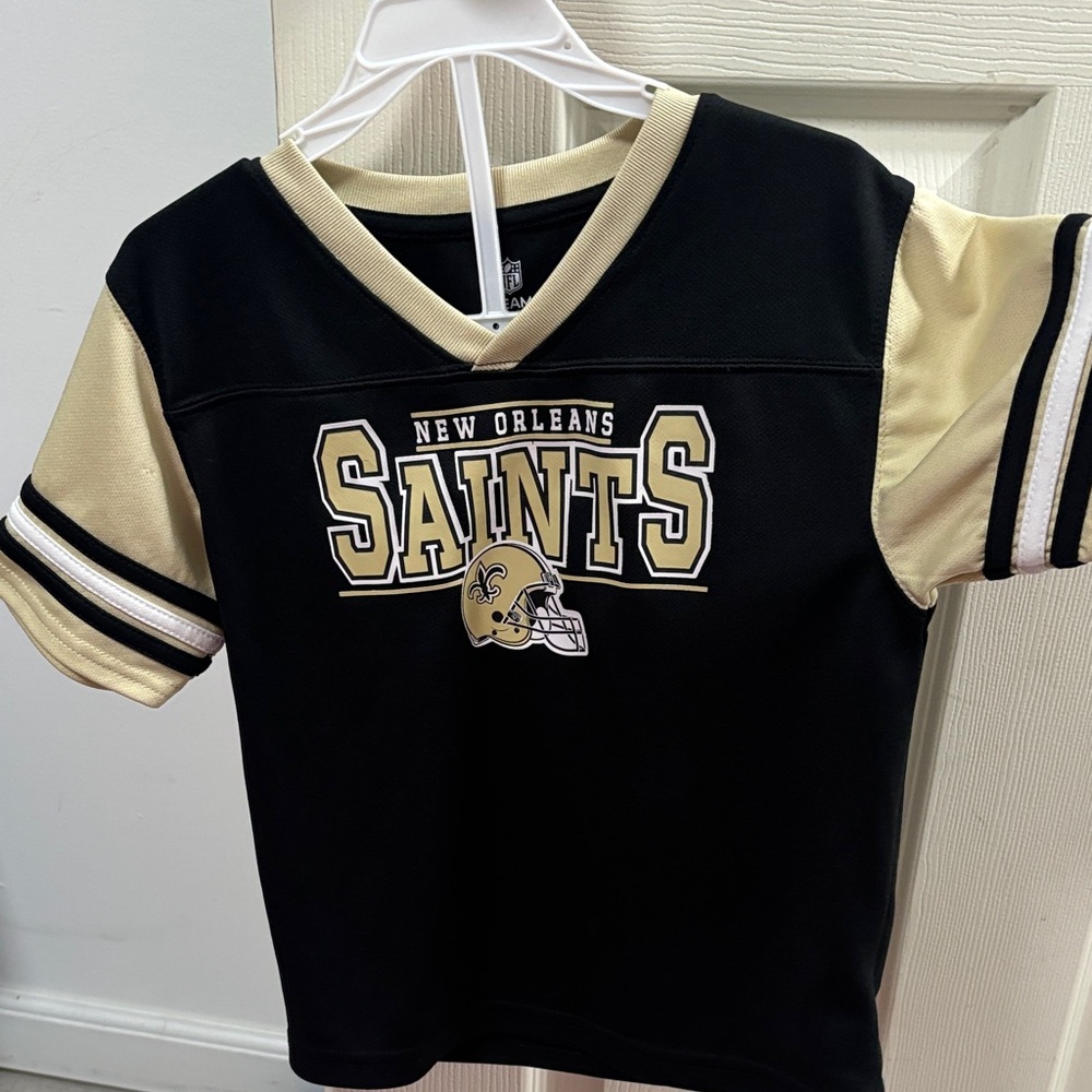 NFL Kids New Orleans Saints Black and Gold Jersey